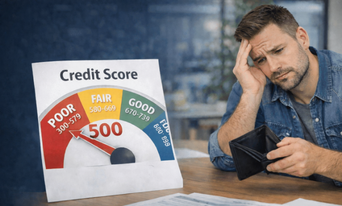 a 500 credit Score