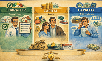 the three c’s of credit